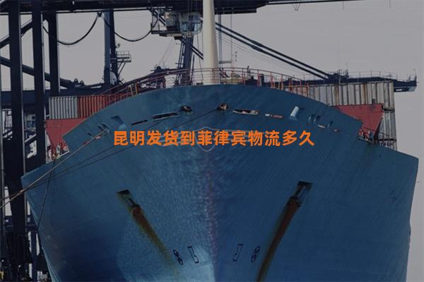 昆明发货到菲律宾物流多久