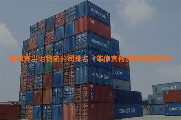 菲律宾当地物流公司排名（菲律宾物流快递哪家好）